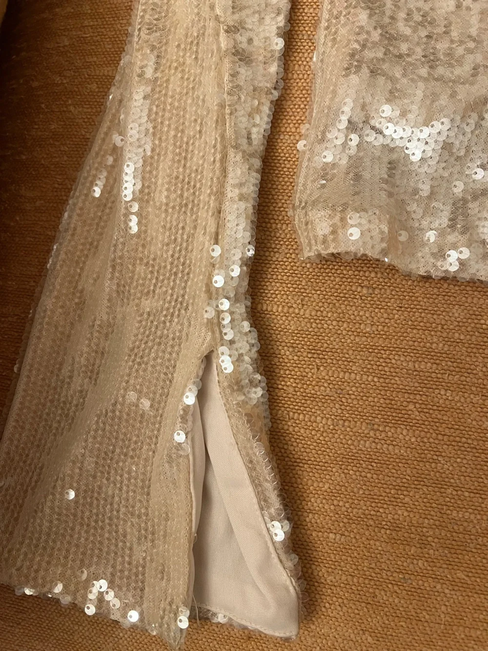 wild fable champagne sequin
